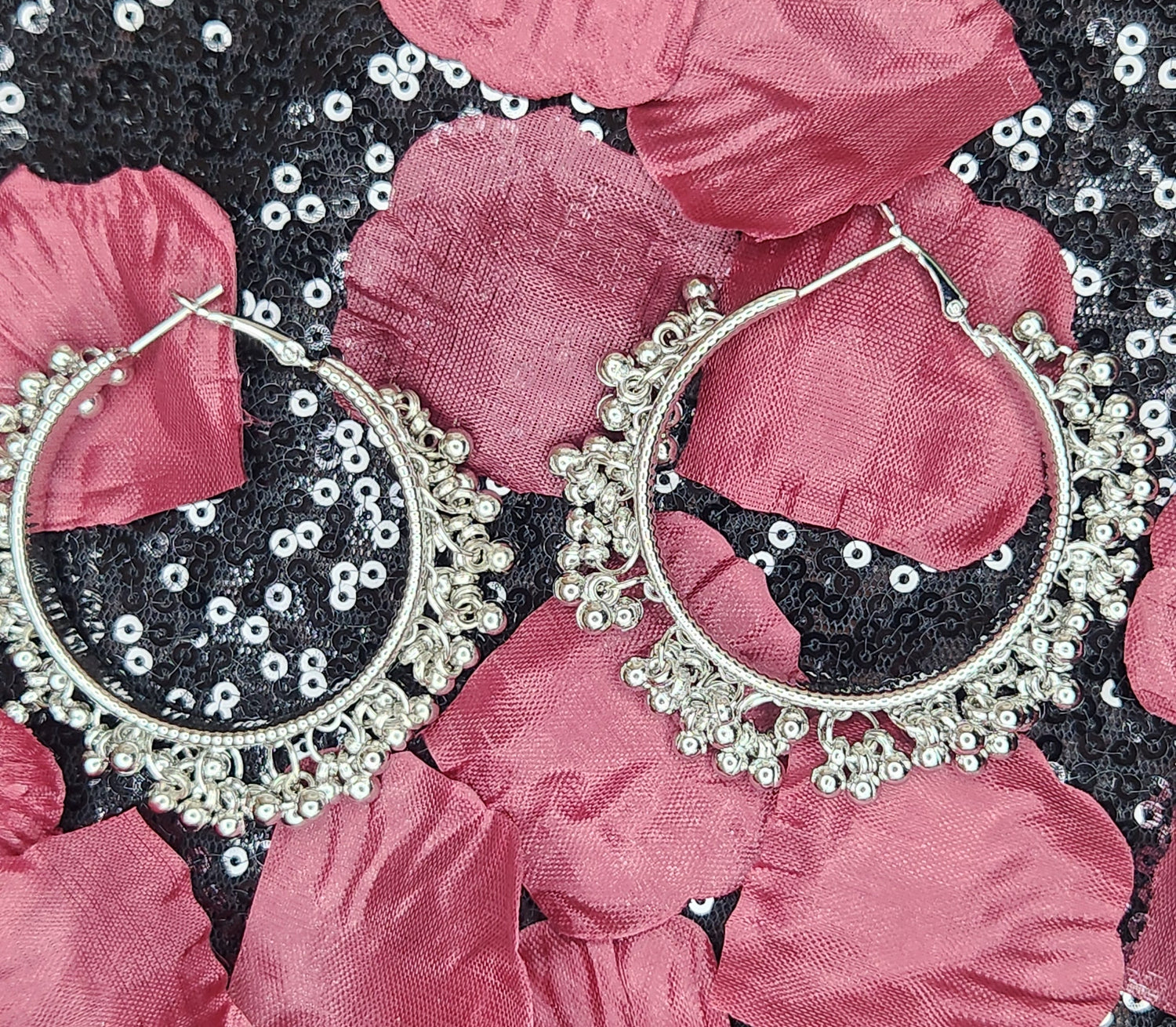 Buytitude Silver Plated Hoop Earrings