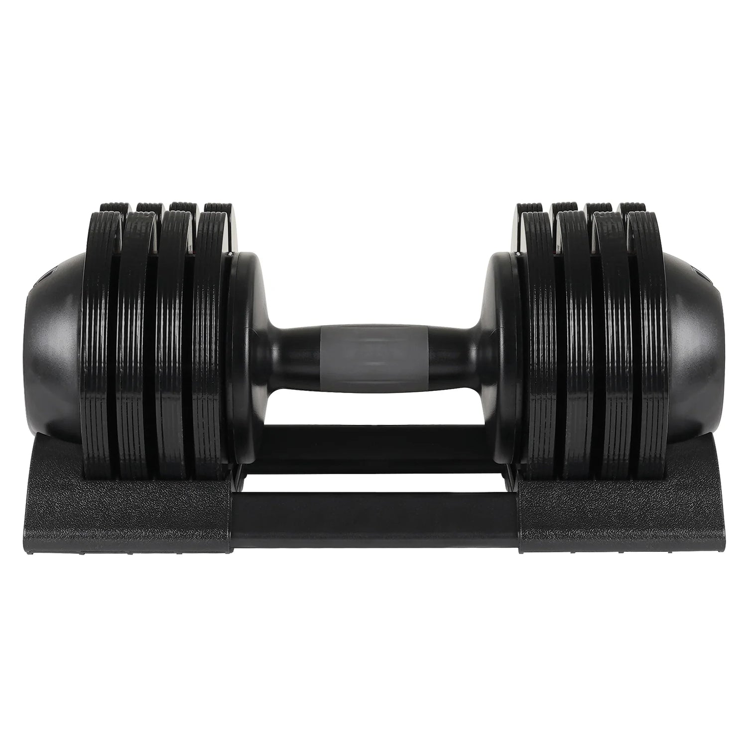 52LBS  Adjustable dumbbell steel and plastic(Rubber coated dumbbell)