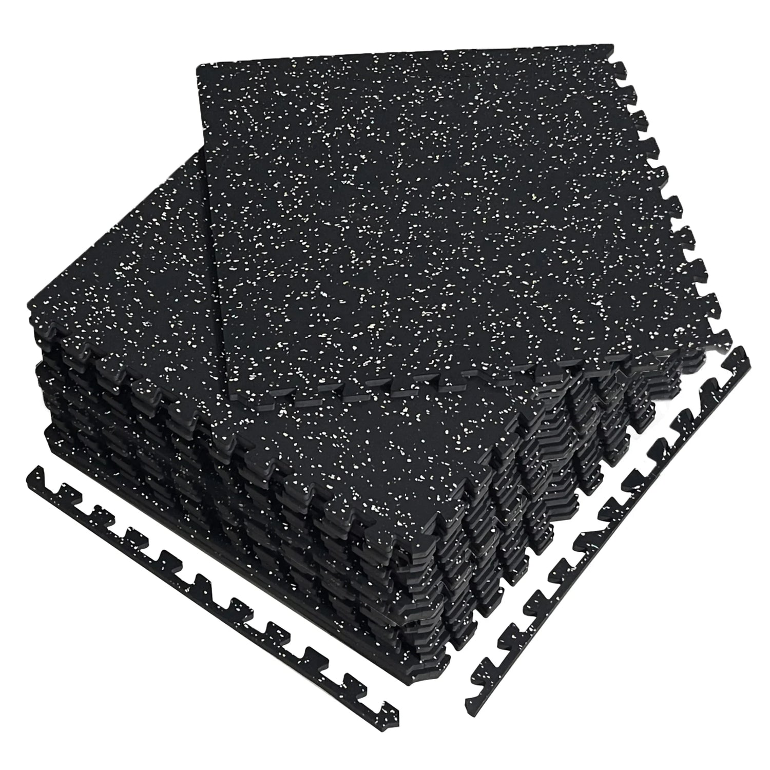 0.56 Inch EVA Foam Puzzle Exercise Mat - 12 Pieces for Home Gym, Shock-Absorbing Noise Reduction, Workout Equipment, Easy Assembly Gym Flooring