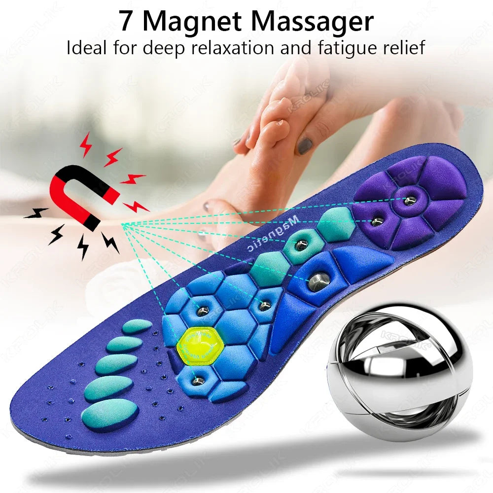 Medical Magnetic Insole Therapy for Men and Women - Premium Orthopedic Sport Insoles