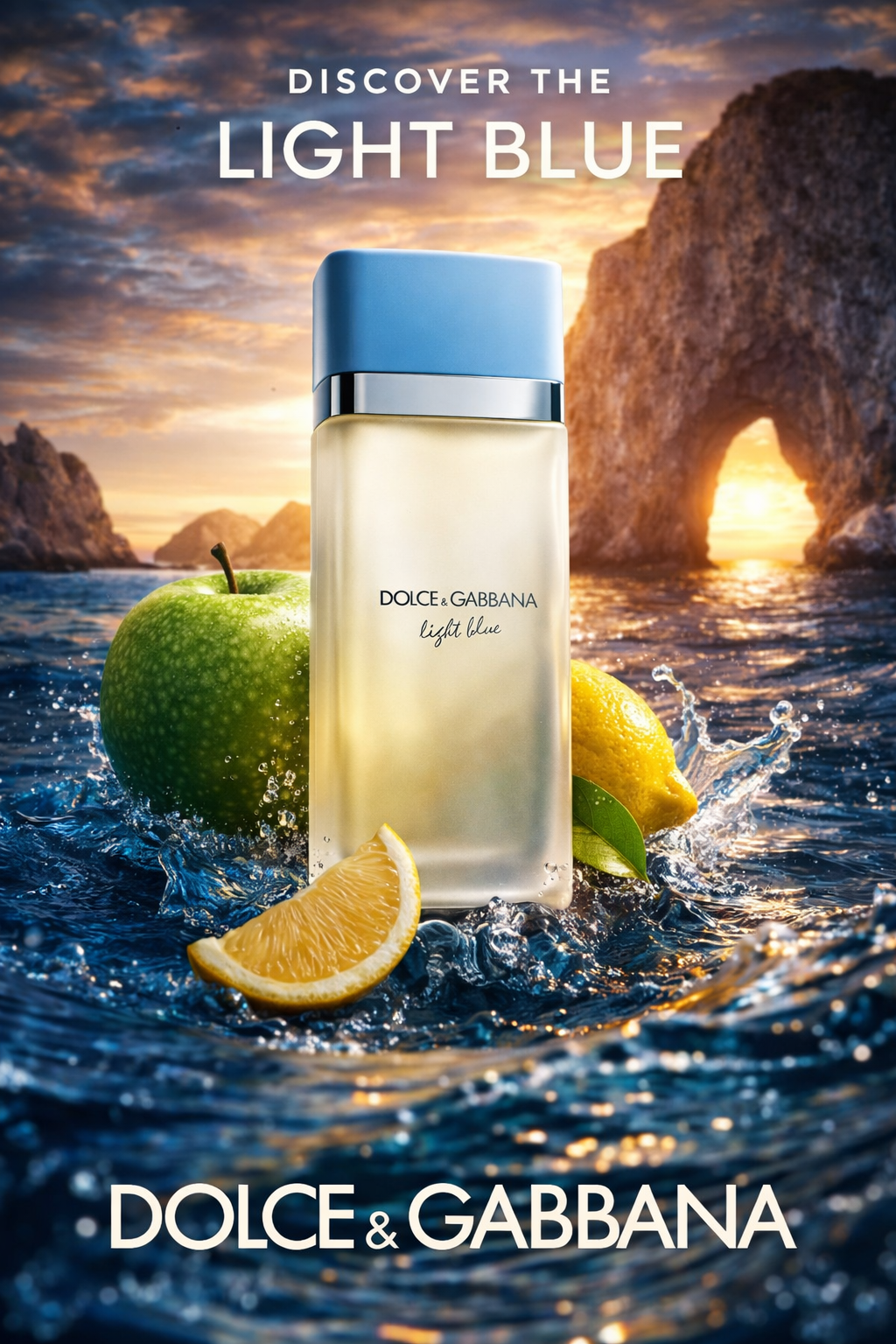 Light Blue Perfume for Women by Dolce & Gabbana – 6.7 Oz Eau De Toilette – Fresh & Elegant