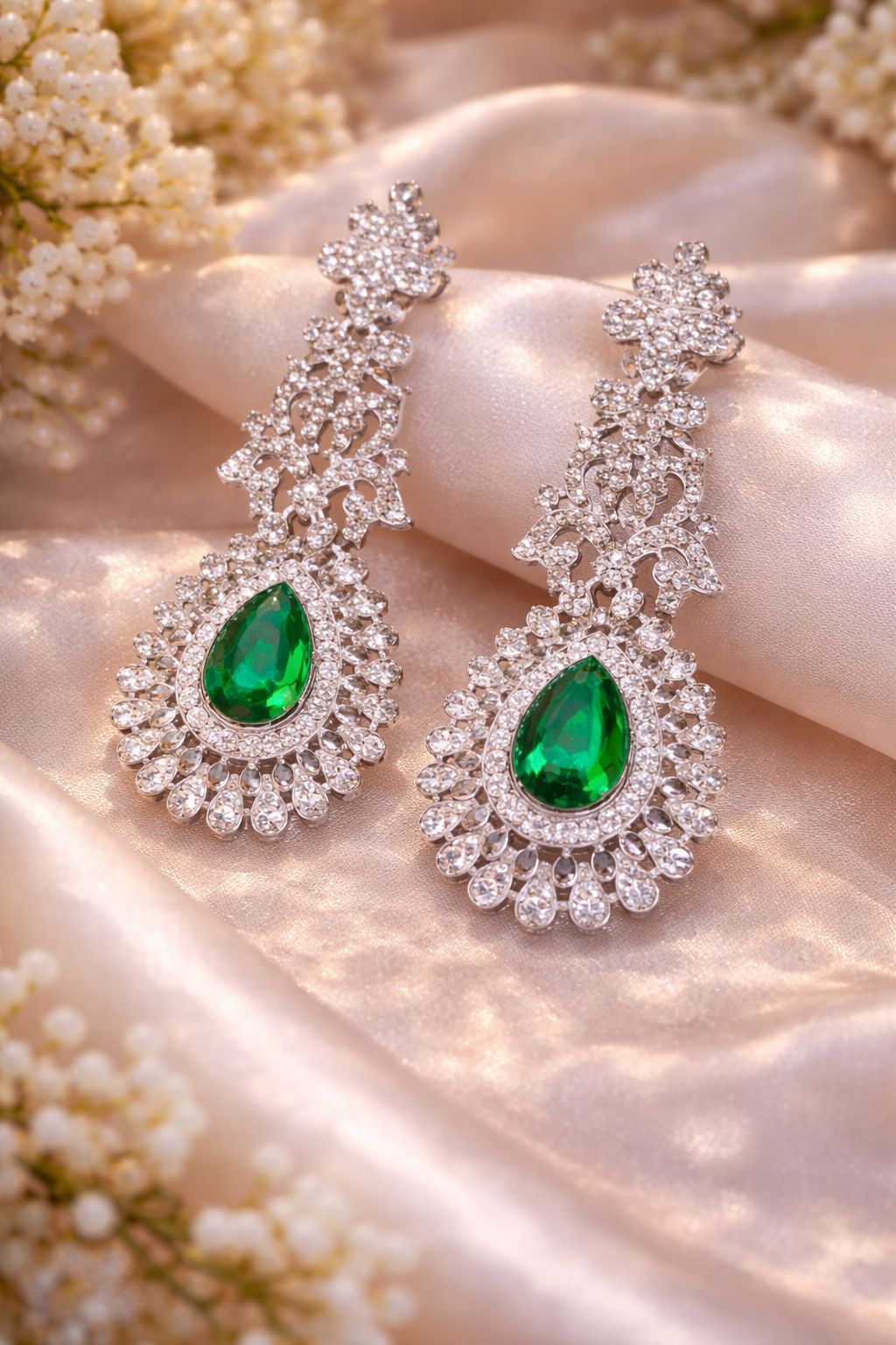 Royal Gleam Austrian Crystal Dangle Earrings