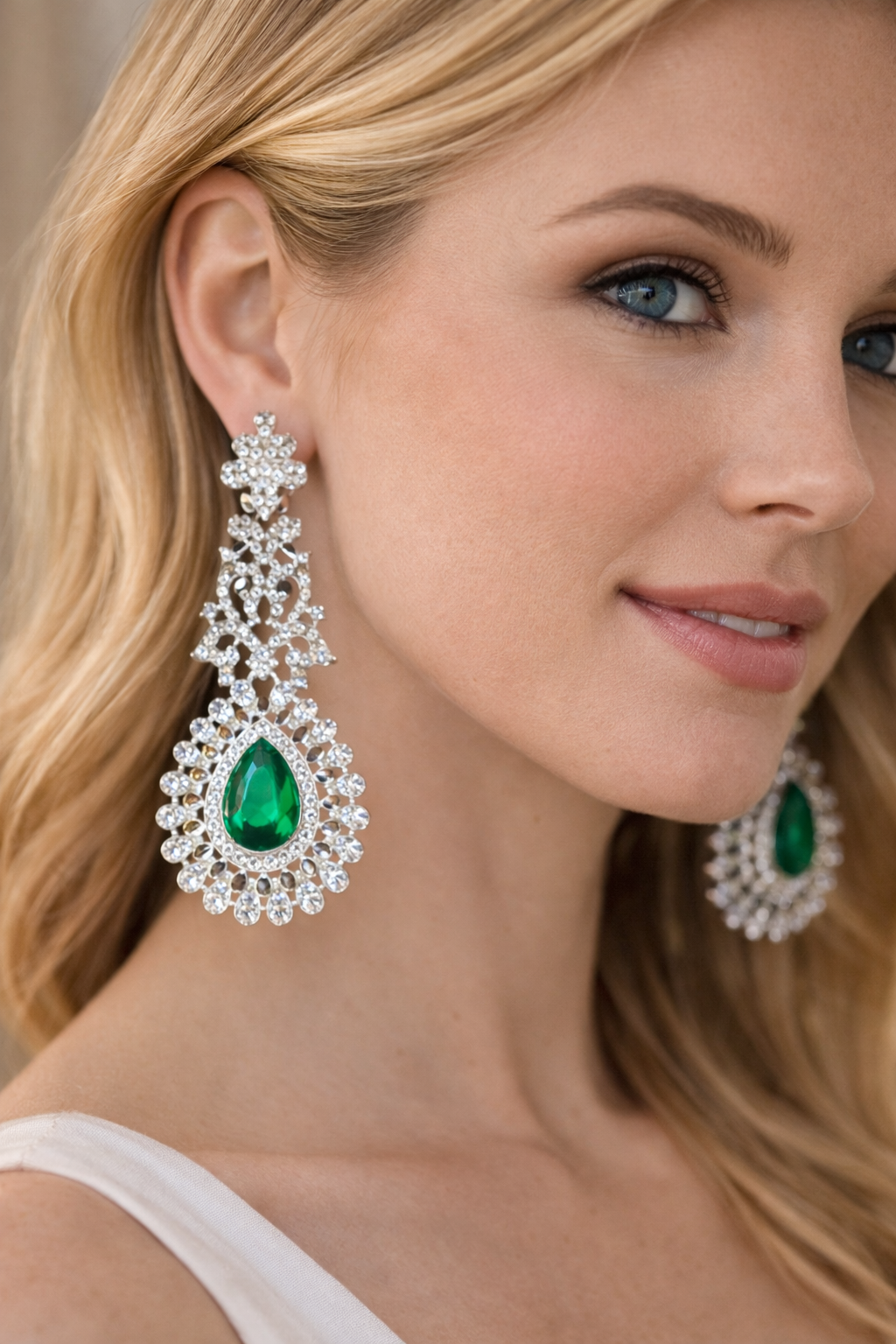 Royal Gleam Austrian Crystal Dangle Earrings