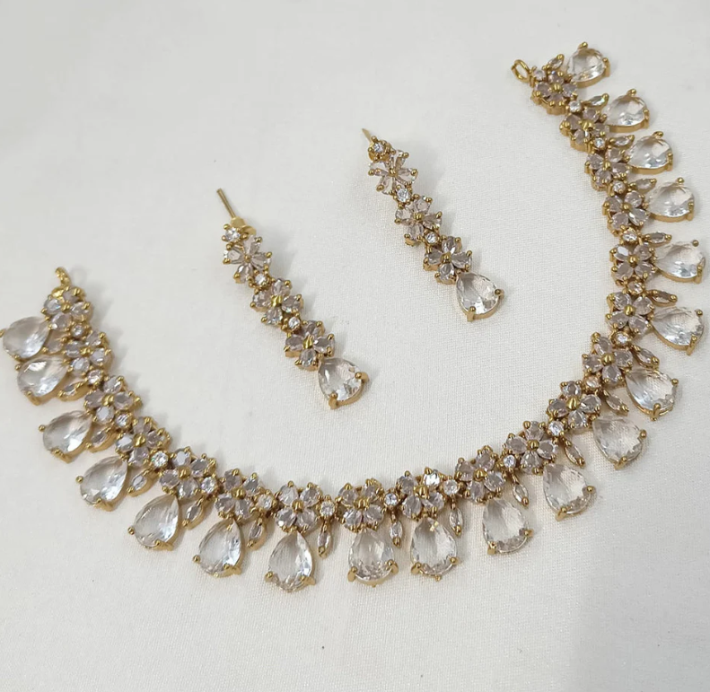 Luxe Radiance Diamond Necklace Set