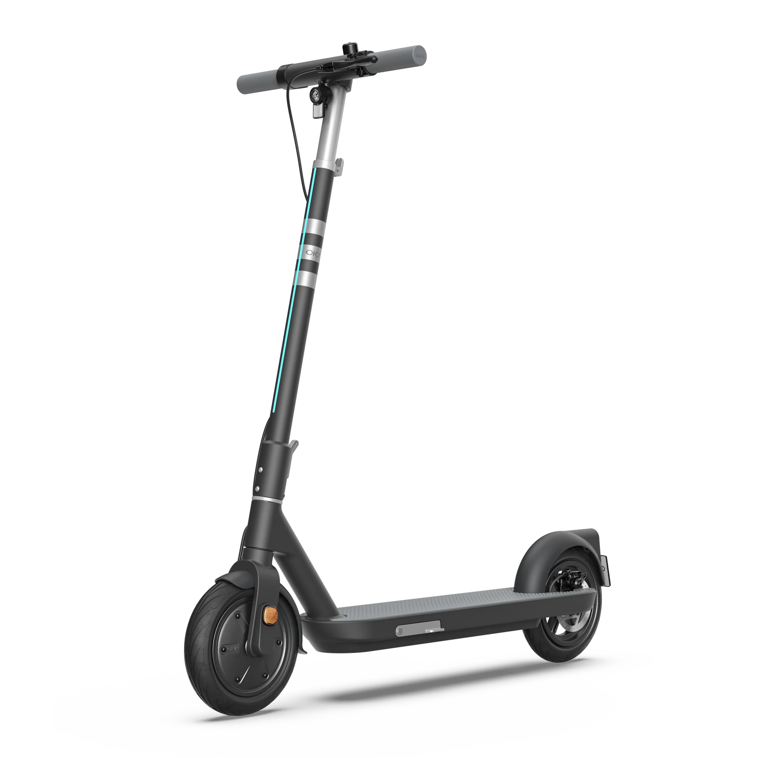 Patinete eléctrico plegable con alcance máximo de 30 km y velocidad máxima de 25 km/h - Negro