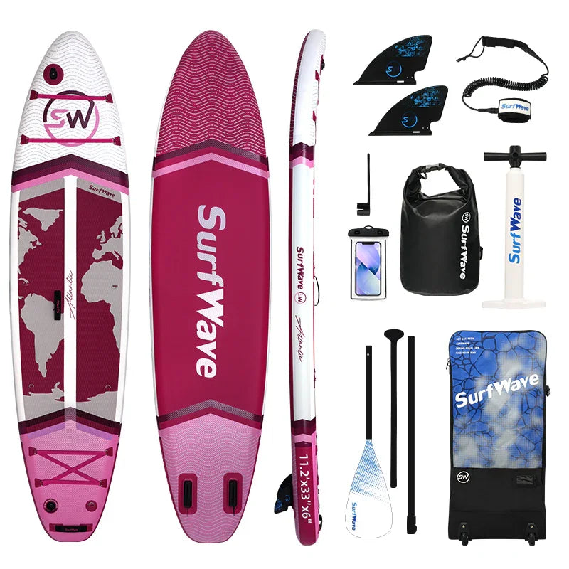 Tabla de paddle surf inflable de 3,35 m x 10,35 m x 1,83 m con accesorios