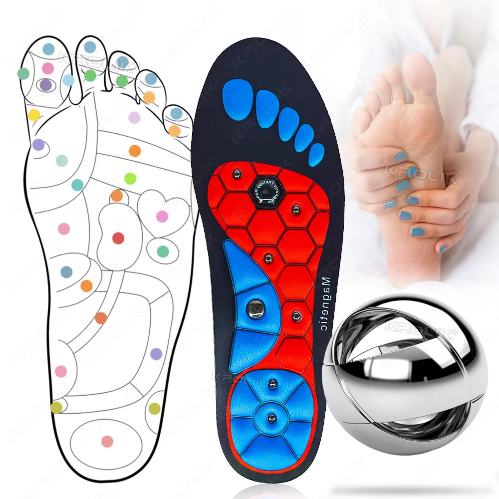Medical Magnetic Insole Therapy for Men and Women - Premium Orthopedic Sport Insoles